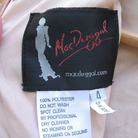 Mac Duggal 30700 Womens Shimmering Pleated A Line Gown Dress Pockets - Picture 15 of 16